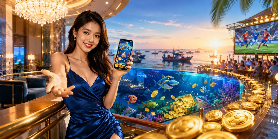 Người chơi sử dụng điện thoại tại bãi biển Mũi Né để truy cập casino trực tuyến